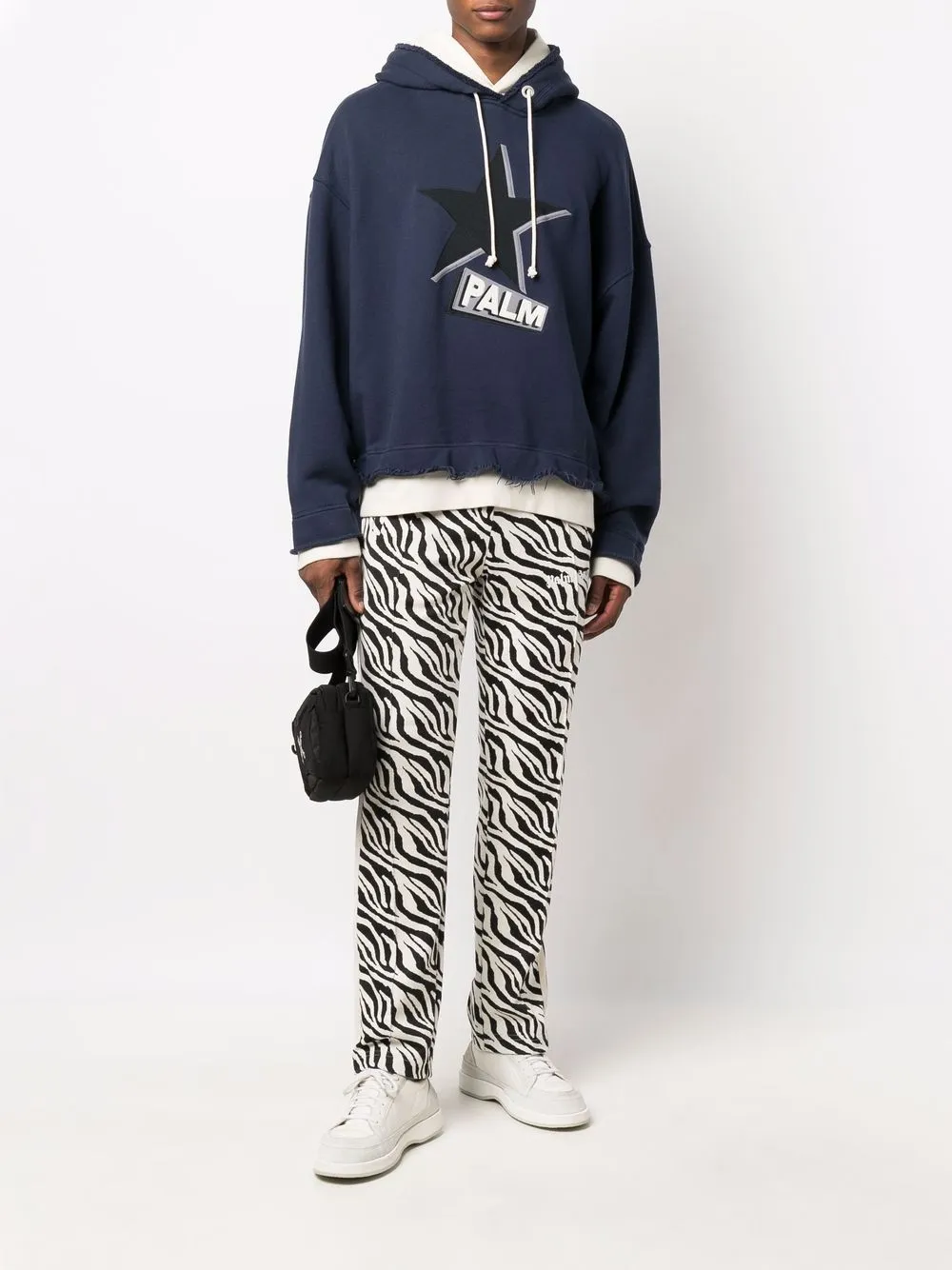 Palm Angels double layer rockstar hoodie | Hoodies | Image 2