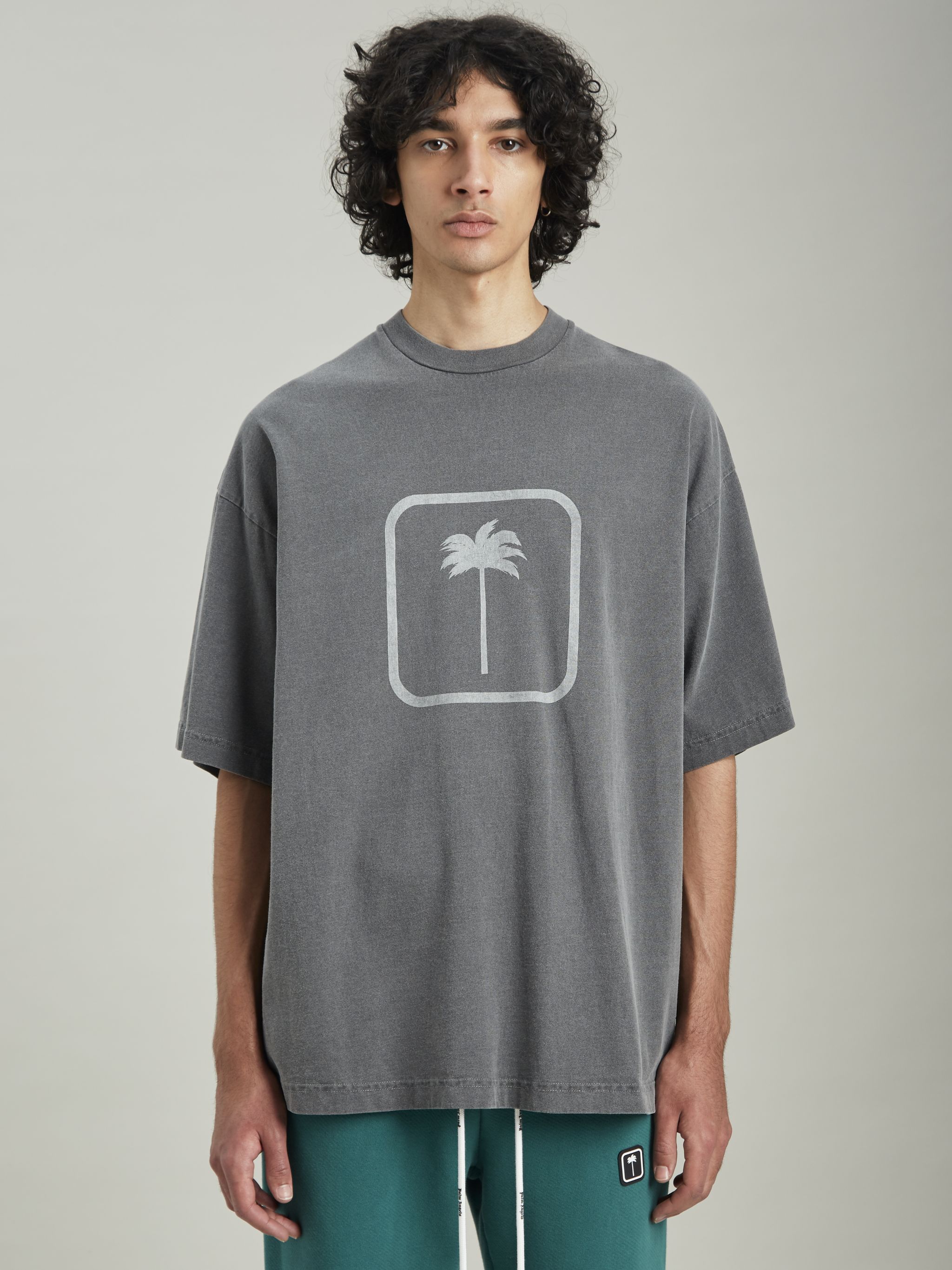 PALM TREE T-SHIRT in black - Palm Angels® Official