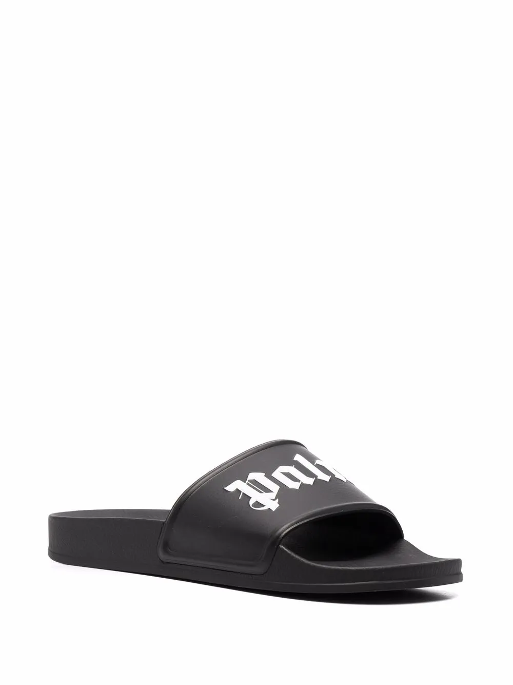 Image 2 of Palm Angels logo-print sliders