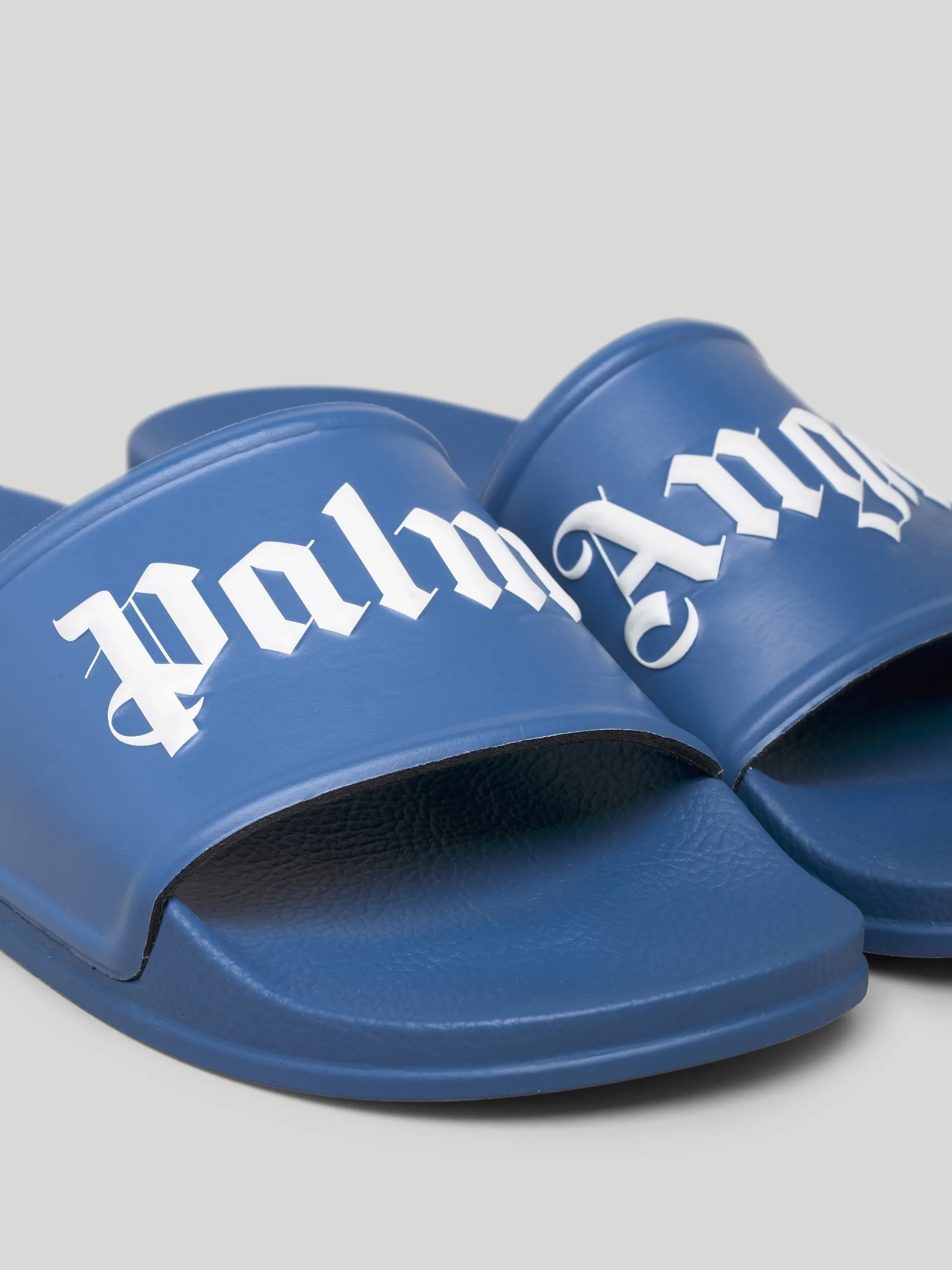 BLUE POOL SLIDERS in blue Palm Angels® Official