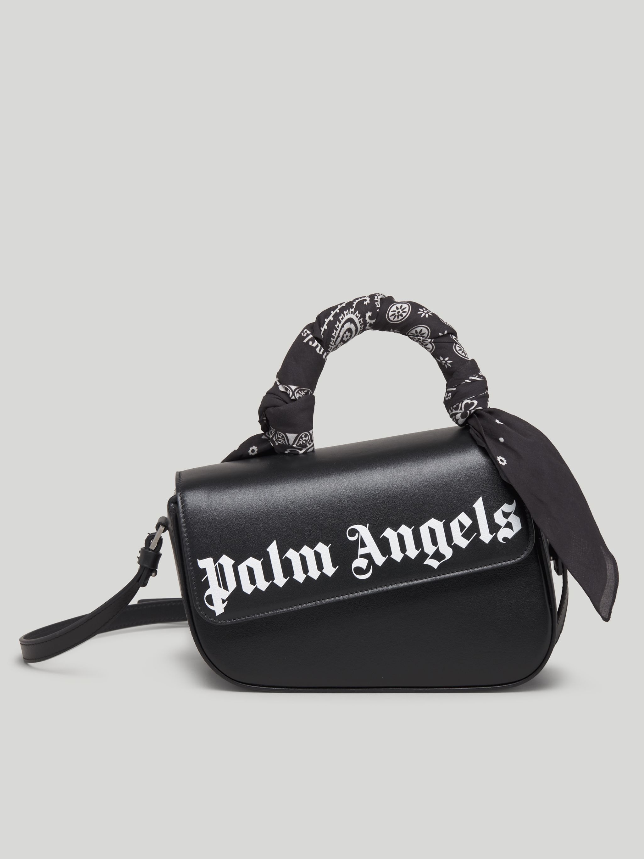 Palm Angels Crash Mini Logo Bandana Top-Handle Bag