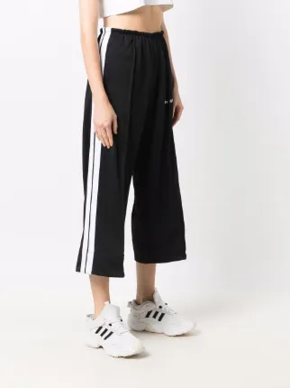 CROPPED TRACK PANTS BLACK WHIT展示图