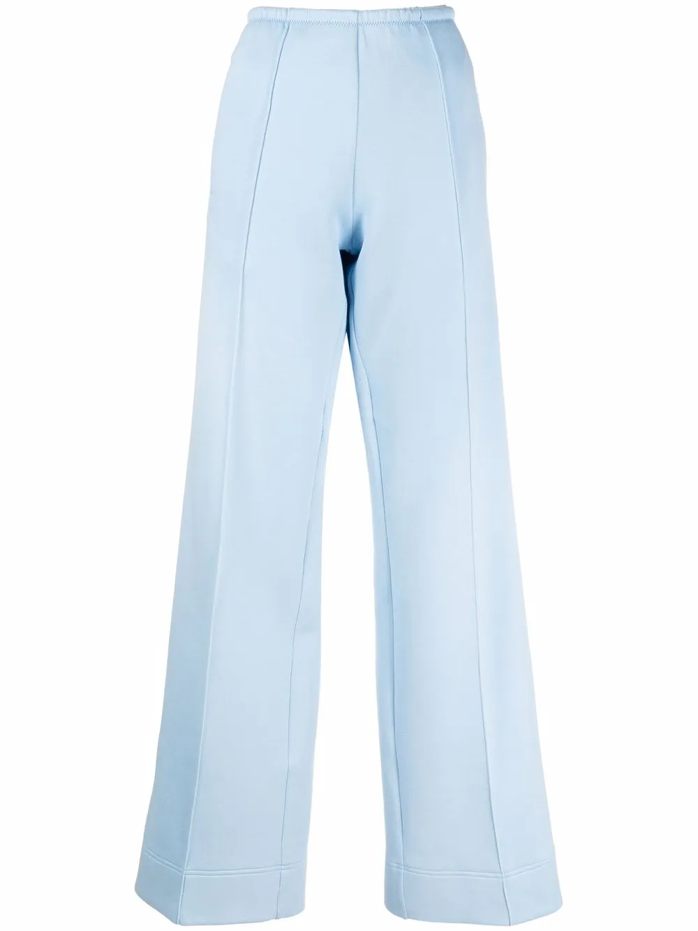 

Palm Angels pantalones anchos con franjas laterales - Azul