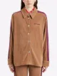 Palm Angels corduroy side-stripe shirt