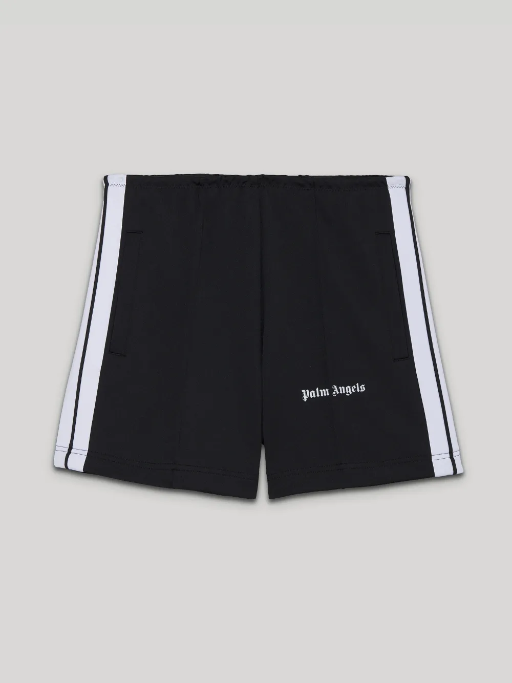 BLACK TRACK SHORTS - Palm Angels® Official