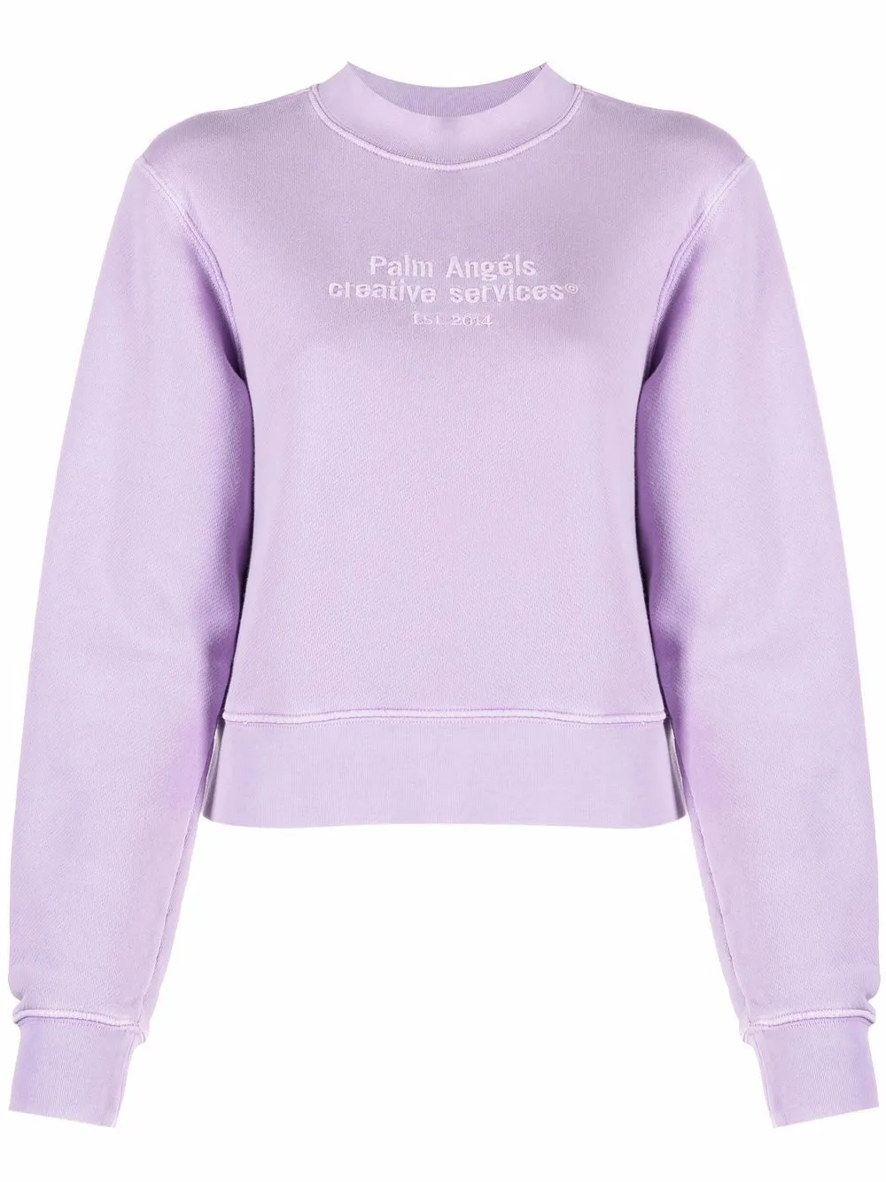 

Palm Angels sudadera con logo bordado - Morado