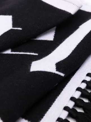 MACRO LOGO SCARF BLACK WHITE展示图