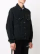Palm Angels CORDUROY LOGO DENIM JKT BLACK BLACK