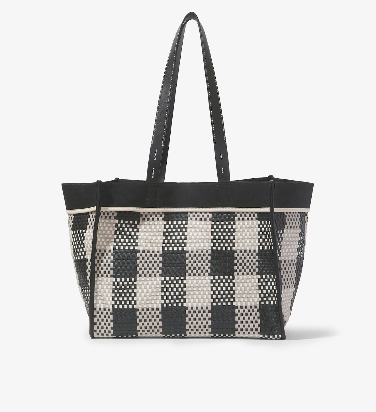 XL Morris Woven Plaid Tote