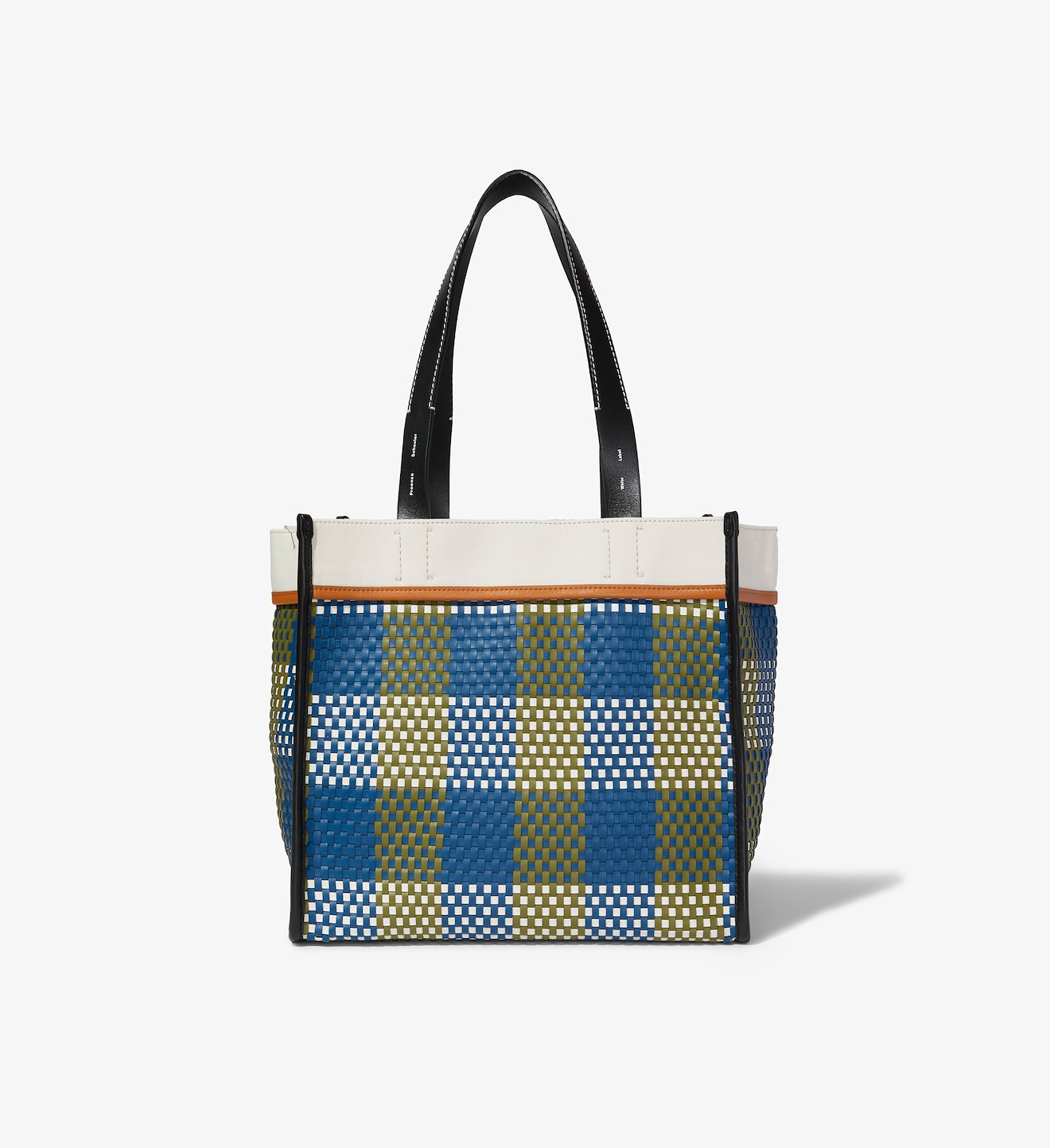 Large Morris Woven Plaid Tote