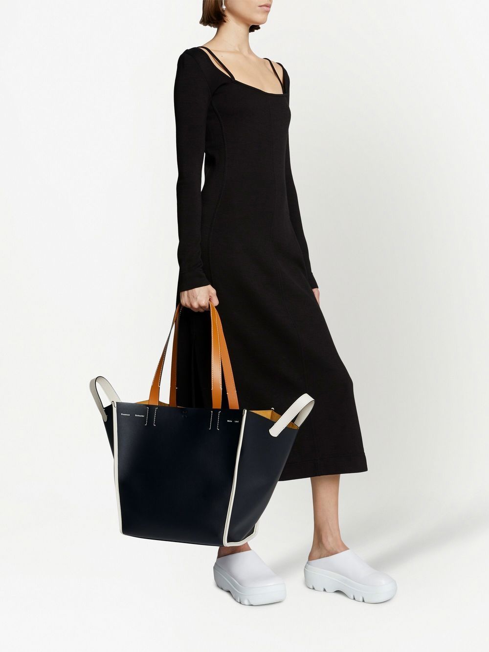 Proenza Schouler White Label XL Mercer Suede Tote in Graphite – Hampden  Clothing