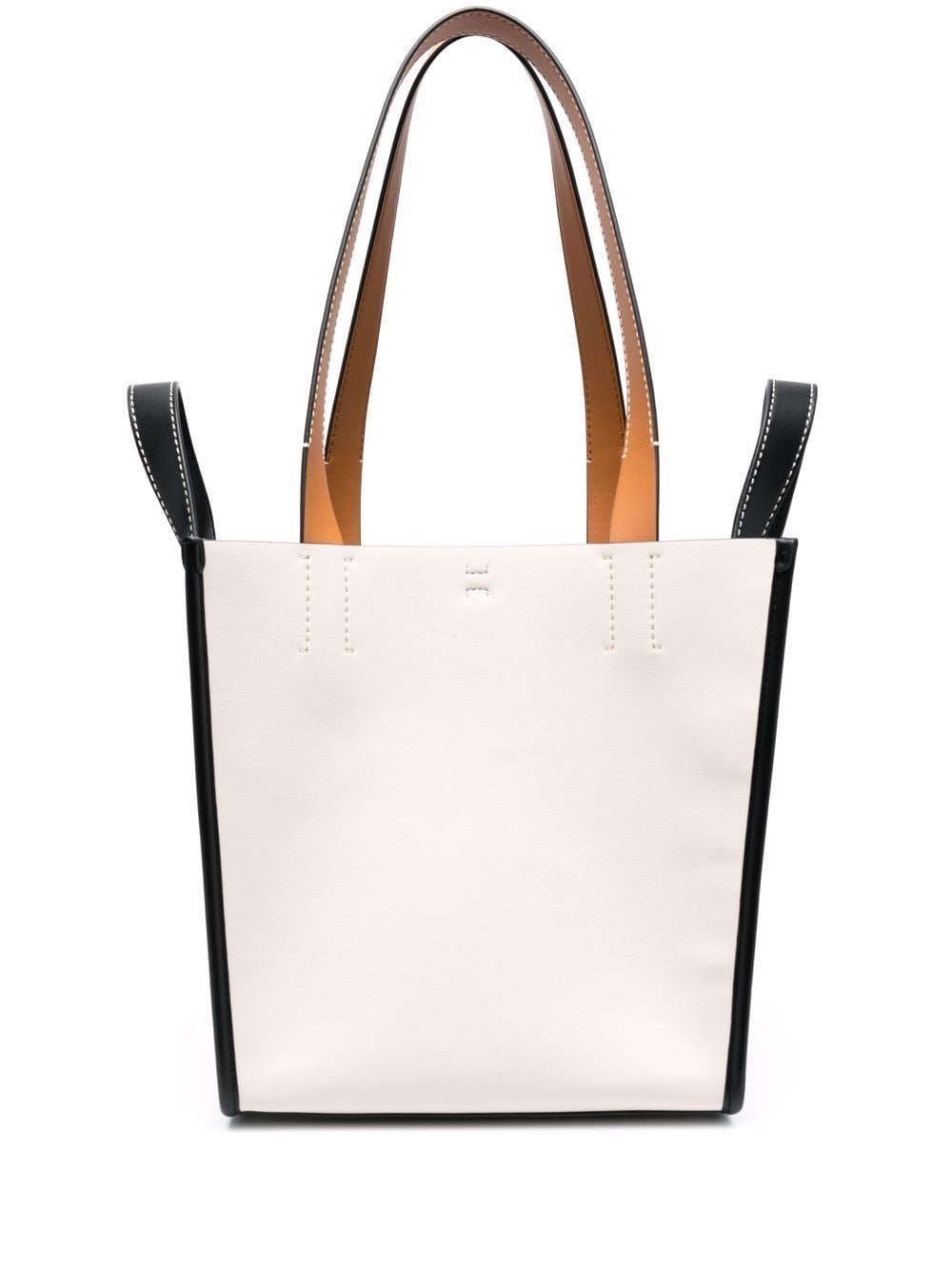 Shop Proenza Schouler White Label Large Mercer Leather Tote Bag In White