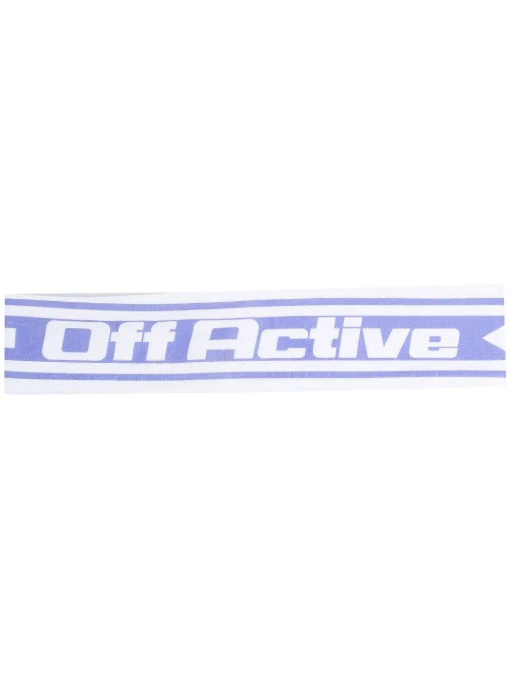 

Off-White banda para el cabello con logo Active - Morado