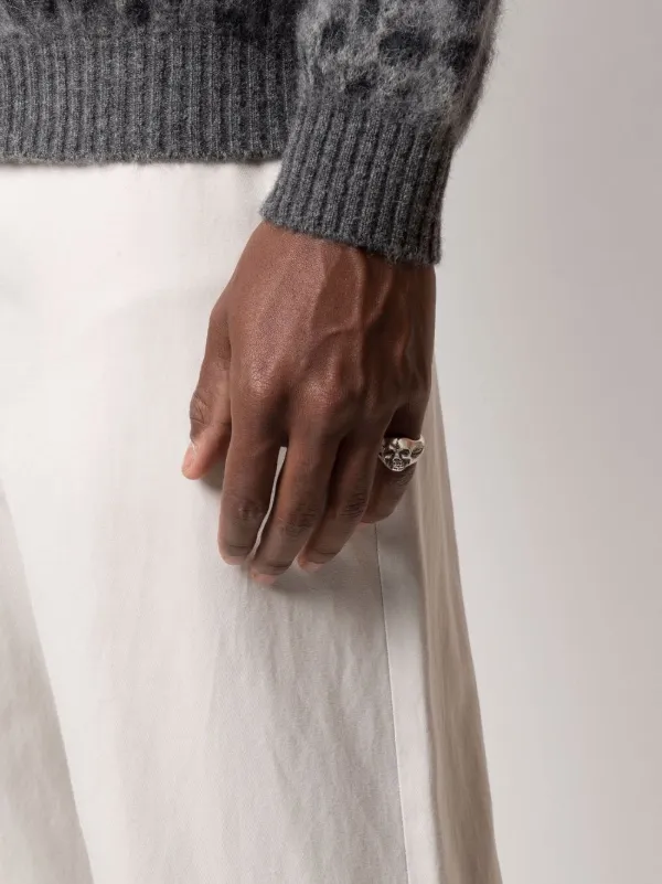 OUR LEGACY Cranium Chunky Ring | Silver | FARFETCH ID