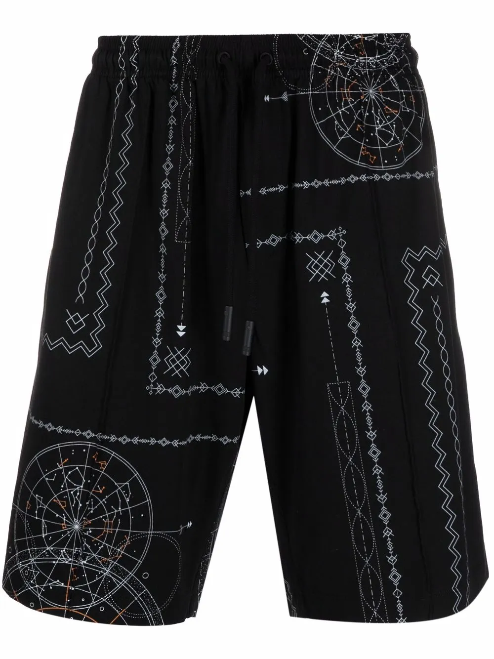 

Marcelo Burlon County of Milan astral-print track shorts - Black