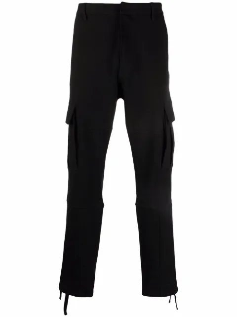 COUNTY OF MILAN Cross embroidered cargo track pants