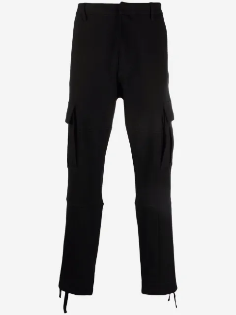 COUNTY OF MILAN Cross embroidered cargo track pants