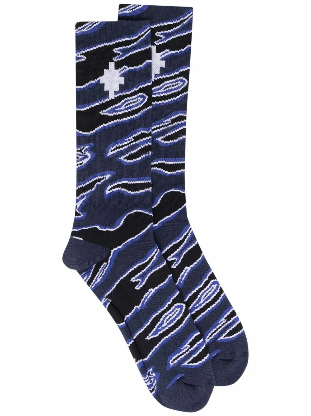 

Marcelo Burlon County of Milan calcetines Cross - Azul