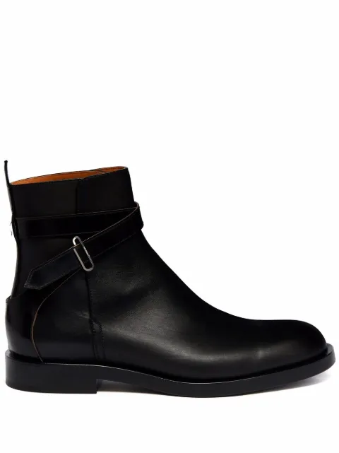 Off-White paperclip detail ankle boots