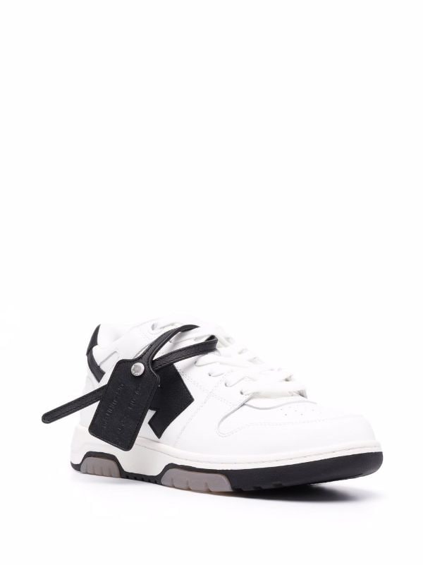 Off-White Men's Out of Office Leather Low-Top Sneakers
