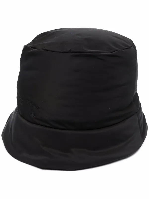 logo-embroidered bucket hat