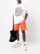 Image 2 of Off-White logo-print track shorts