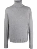 Off-White knitted turtleneck jumper - Grey