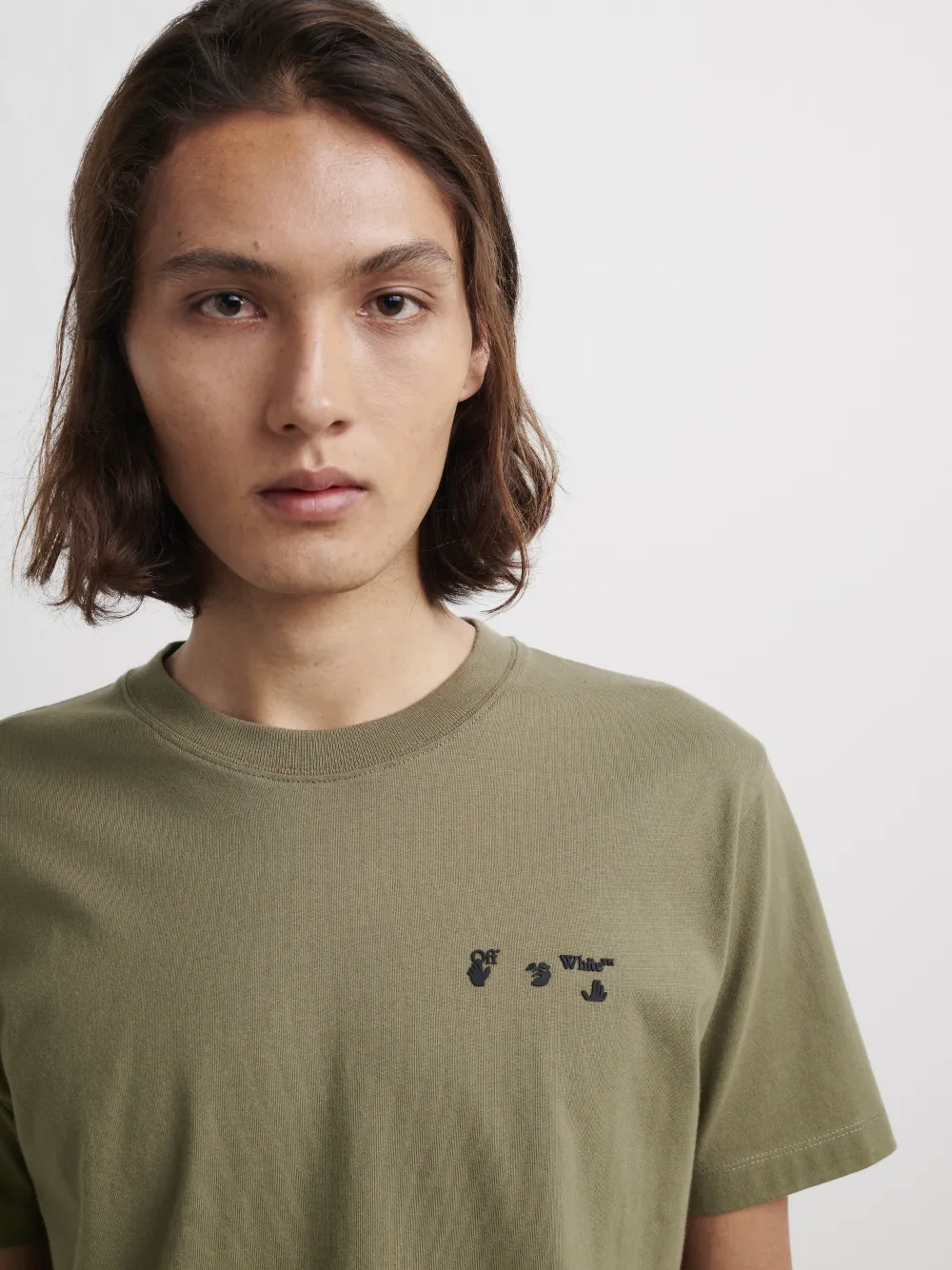 Logo S/S TShirt in green OffWhite™ Official GB