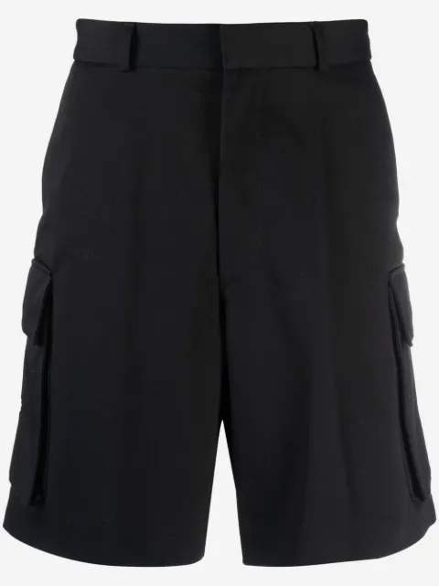 Off-White Cargo-Shorts mit aufgesetzten Taschen