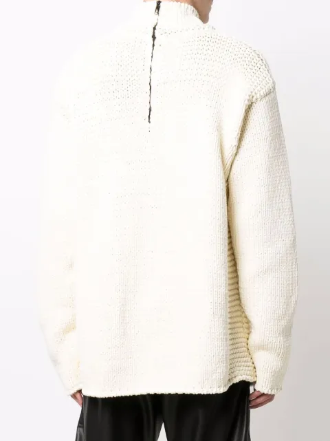 Off-White Nail Detail High-Neck Jumper - 6161 Tofu Tofu