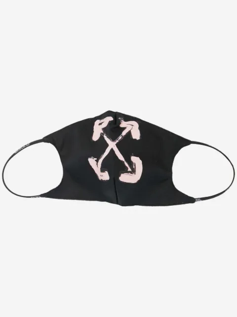 Off-White Painted Arrows motif face mask