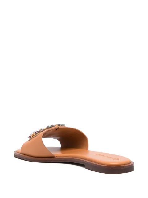 tory burch ines embellished flat slide sandals