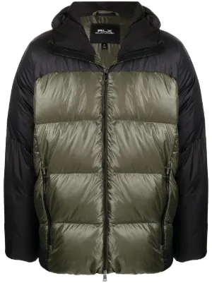 black polo puffer jacket