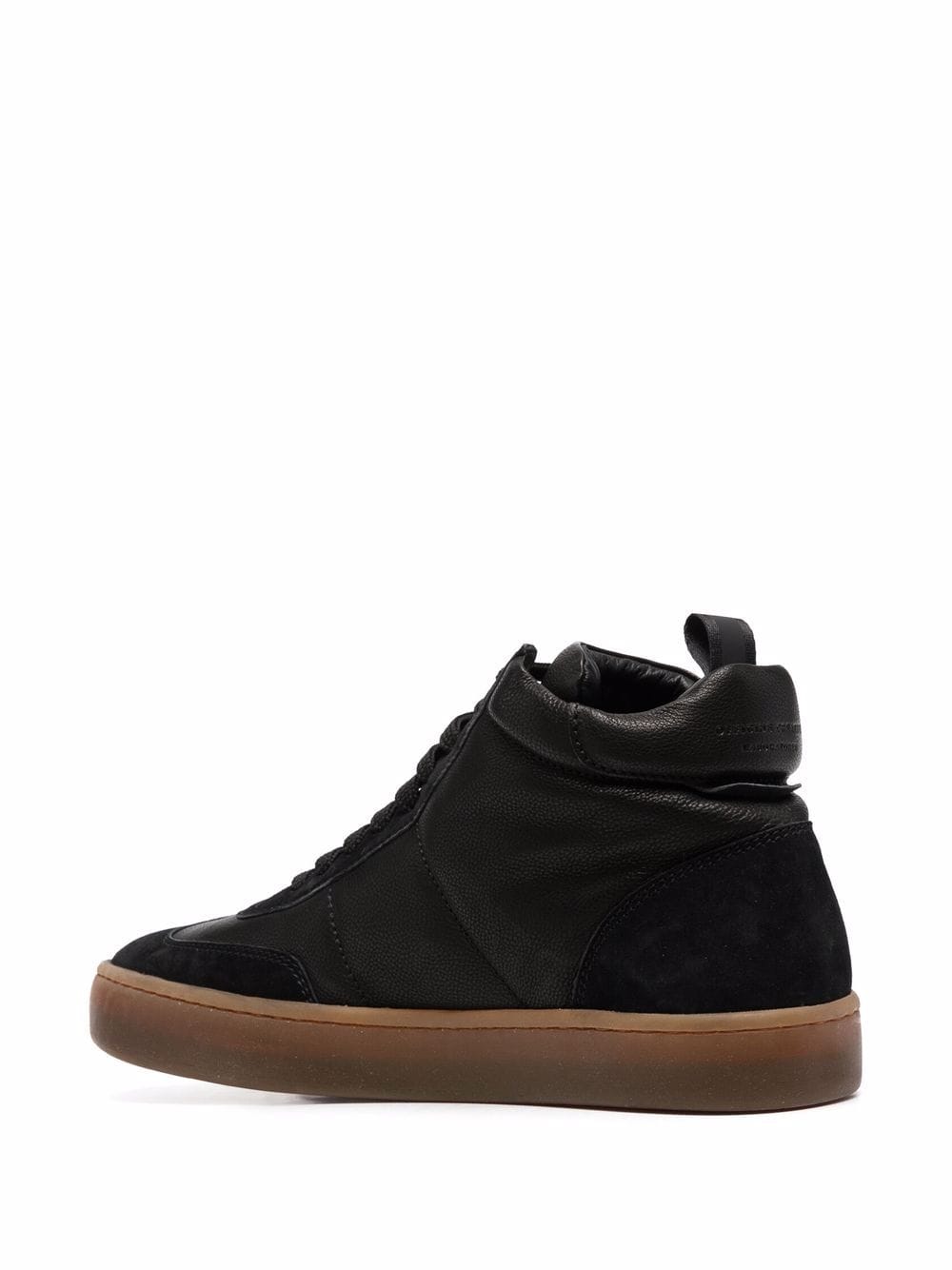 Shop Officine Creative Kombined Leather Sneakers In Black