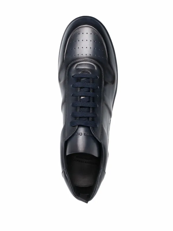 Officine Creative Panelled low-top Leather Sneakers | Blue