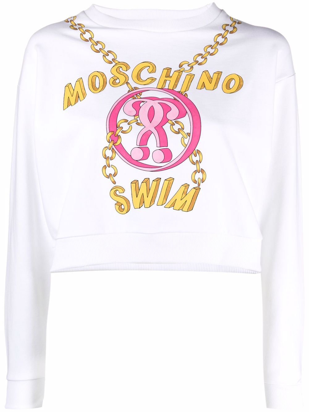 фото Moschino толстовка double question mark