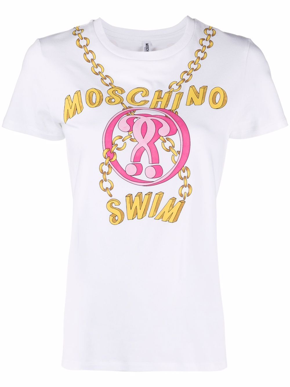 фото Moschino футболка double question mark