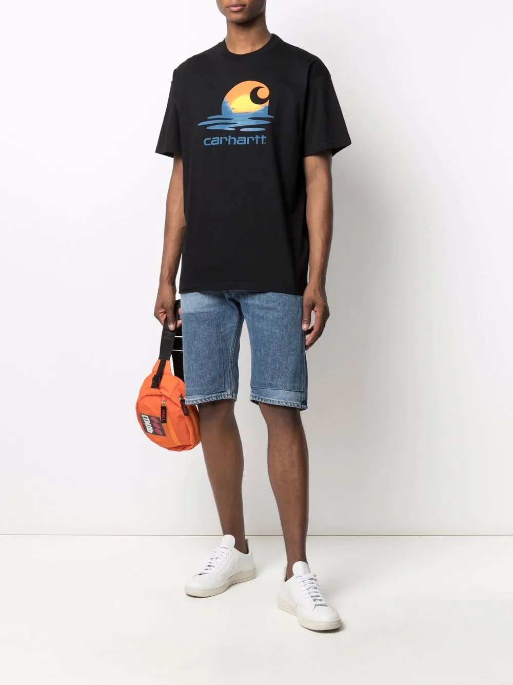 фото Carhartt wip футболка с логотипом