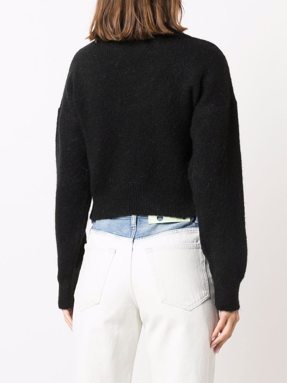 фото Heron preston mohair crewneck hp-eagle black orange