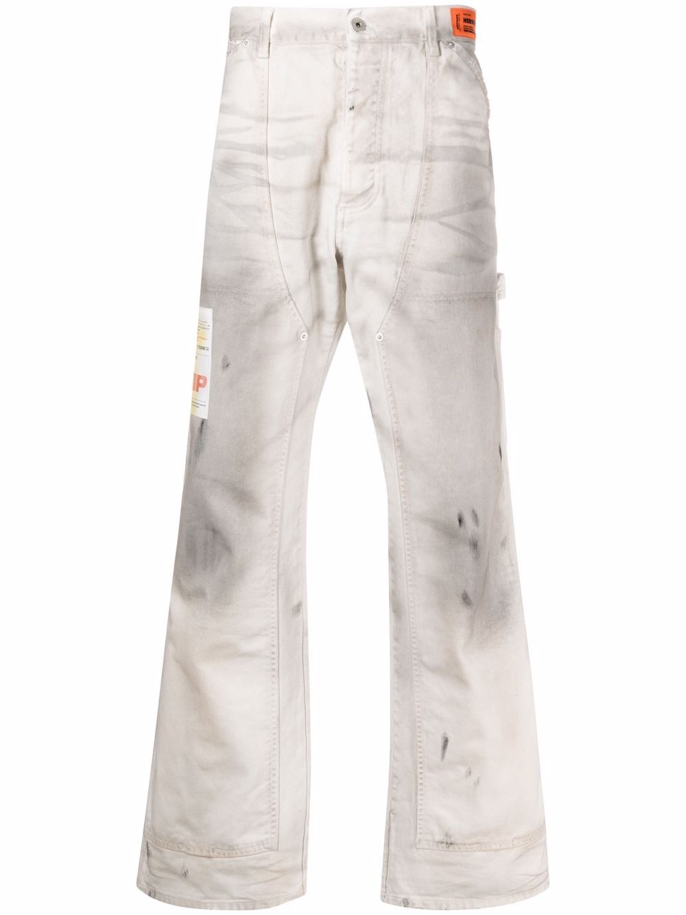 фото Heron preston label dirt wash carpenter grey