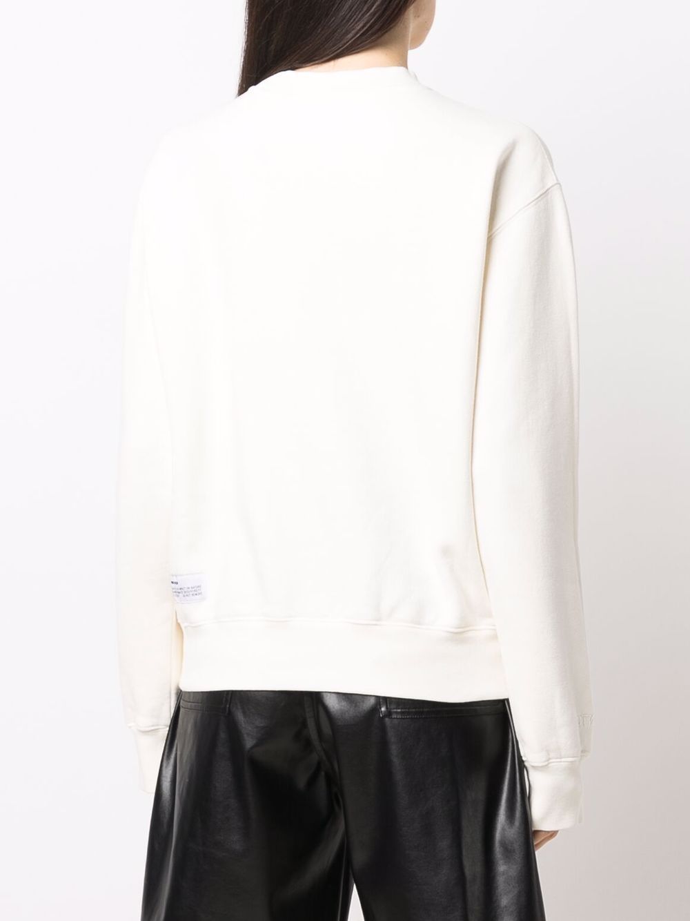 фото Heron preston crewneck censored heron cream orange