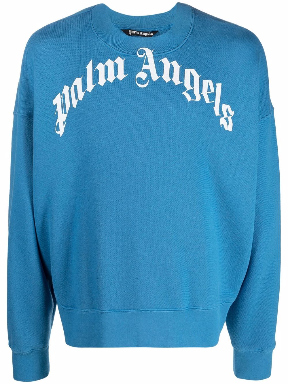 Palm Angels Curved-Logo Sweatshirt - Farfetch