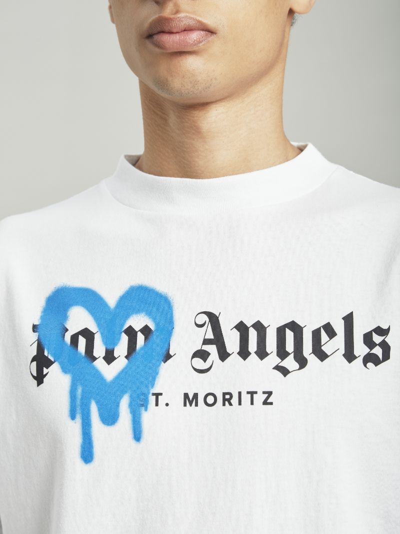 ST. MORITZ SPRAYED T-SHIRT - Palm Angels® Official