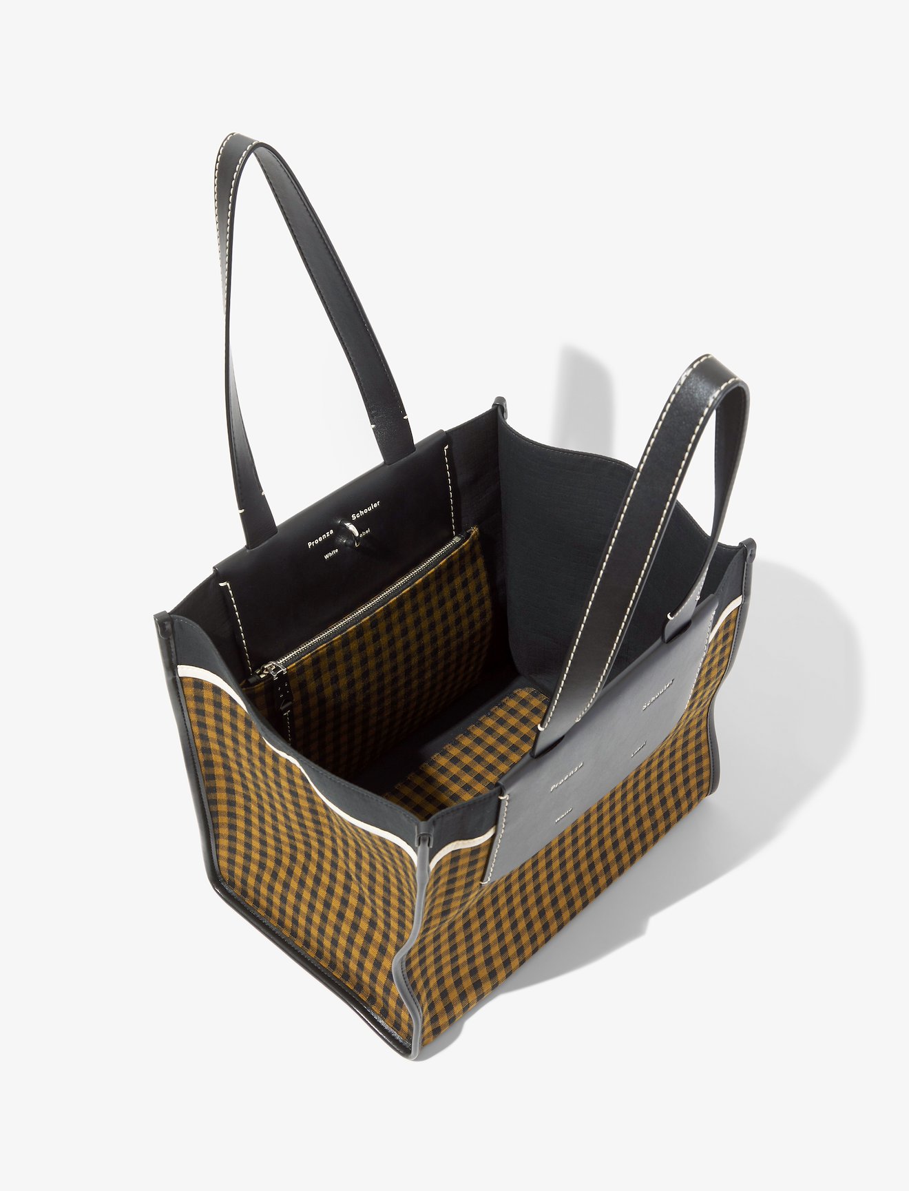 Large Morris Gingham Tote #4