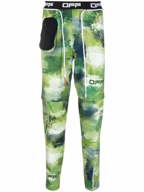 Off-White بنطال رياضي بخصر بشعار الماركة