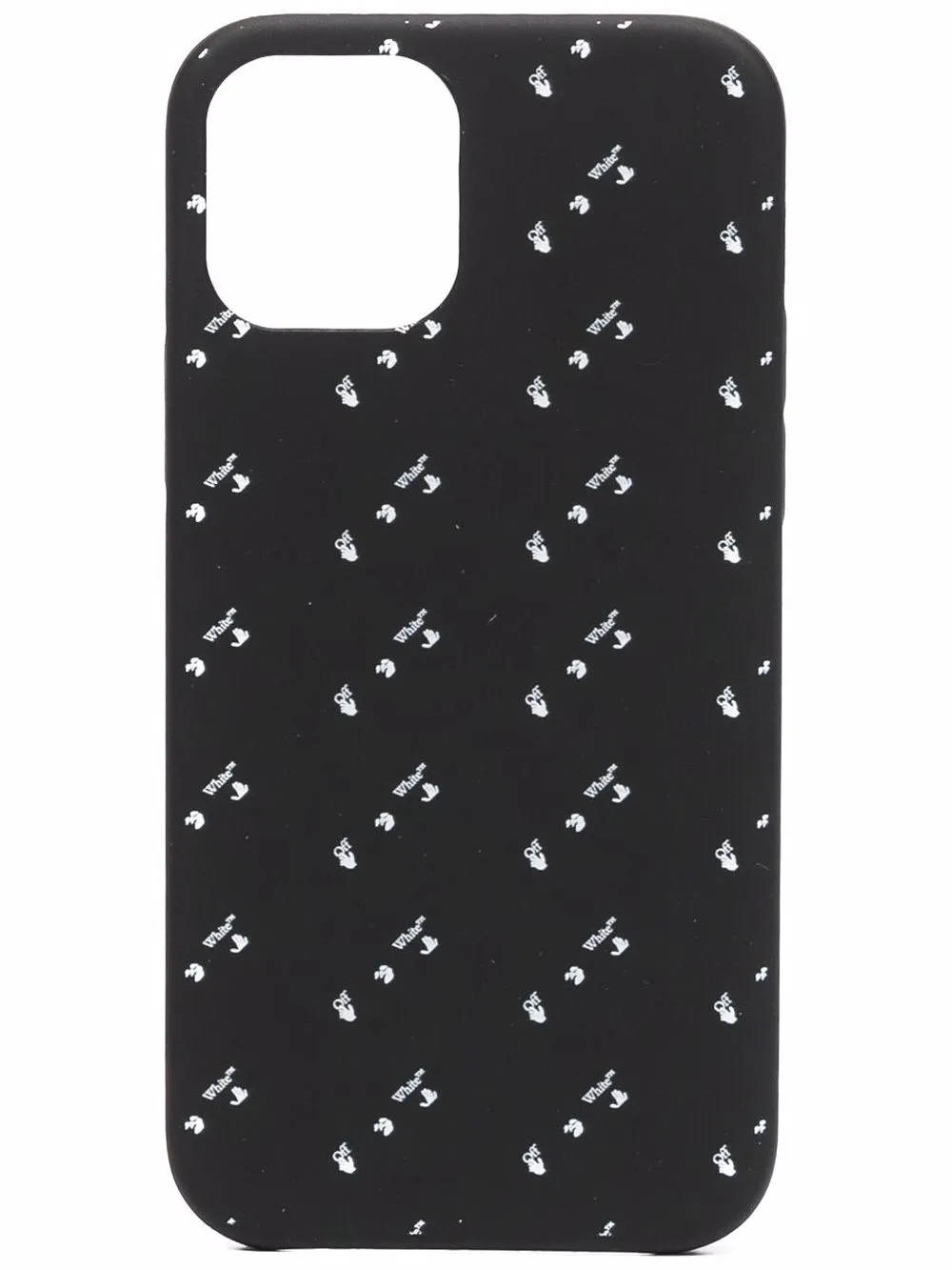 

Off-White funda para iPhone 12/12 Pro con motivo del logo - Negro