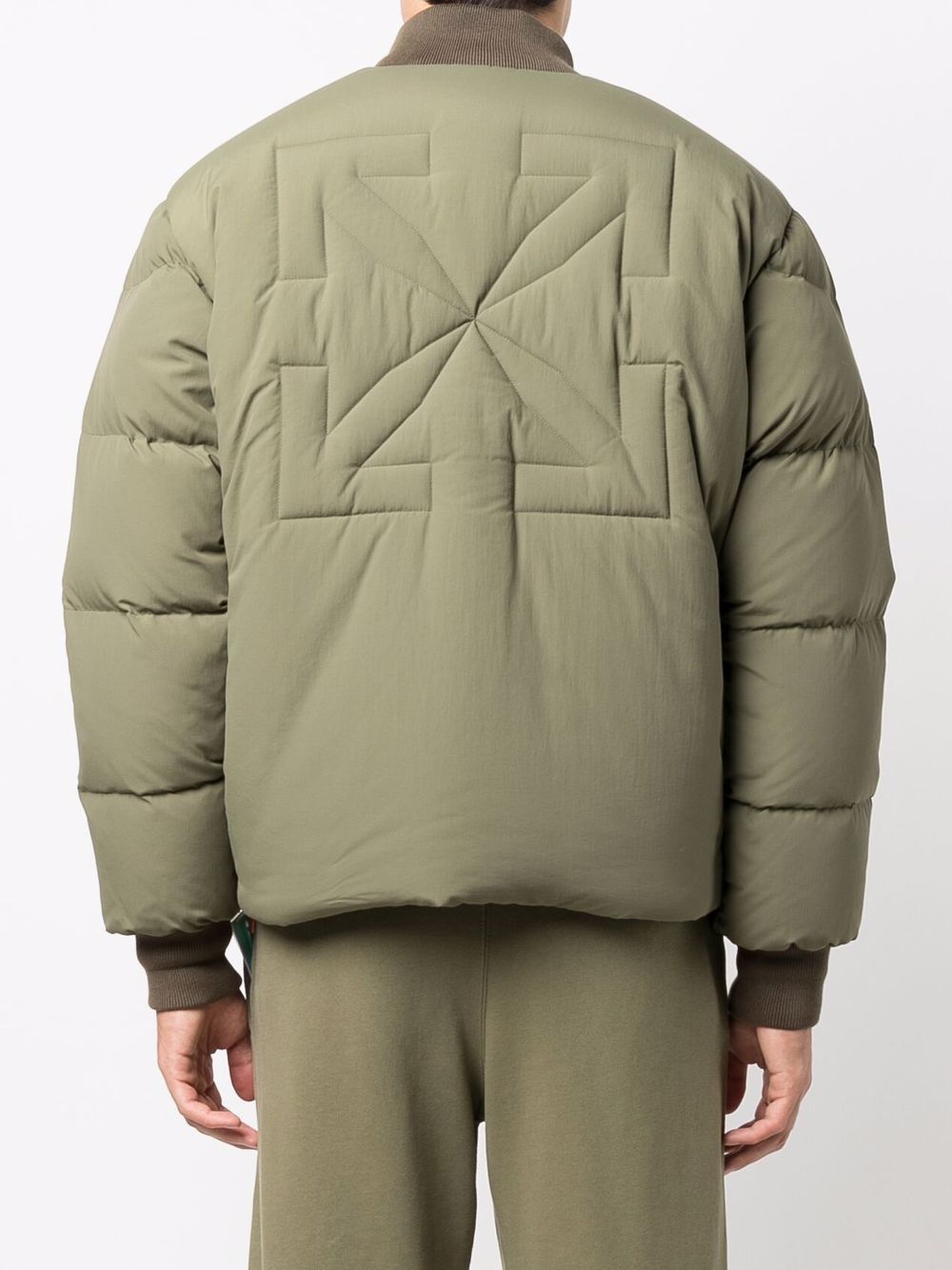 Arrow logo puffer jacket