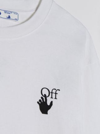 Hands Off logo T-shirt in white | Off-White™ US
