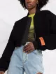 Heron Preston fleece bomber jacket