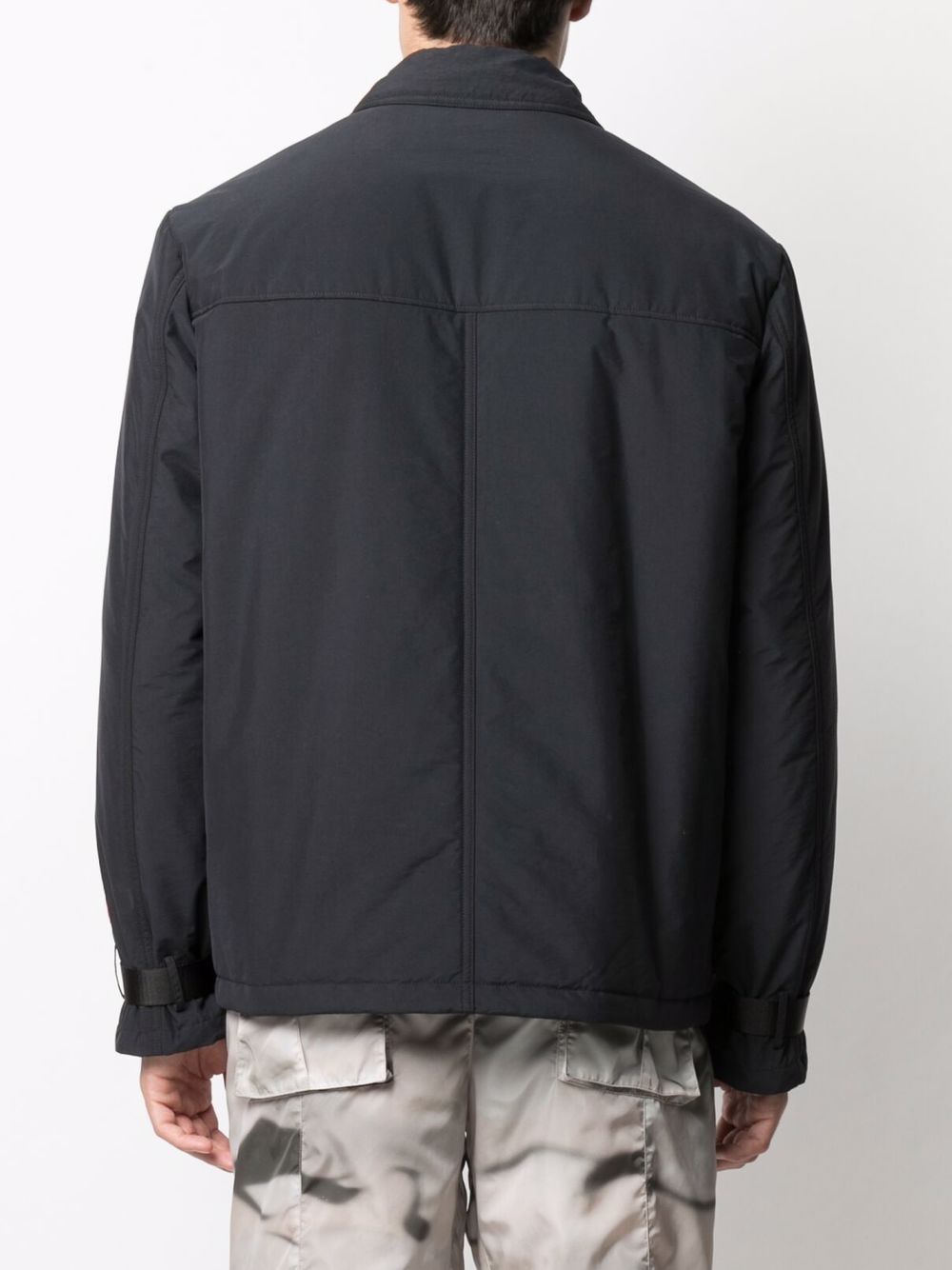 фото Heron preston ctnmb coach jacket black white